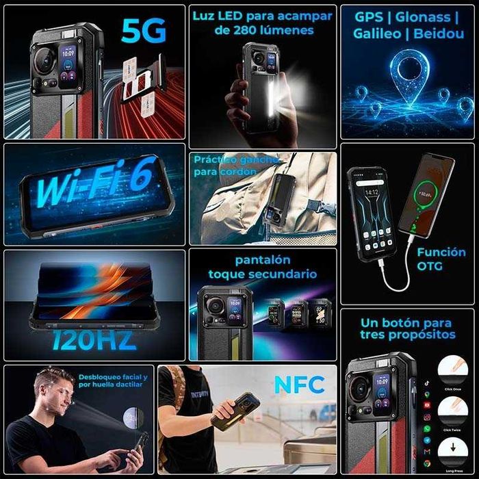 Hotwav Hyper 7 Pro 5G 16GB/256GB 200Mpx IP69K 2.6GHz