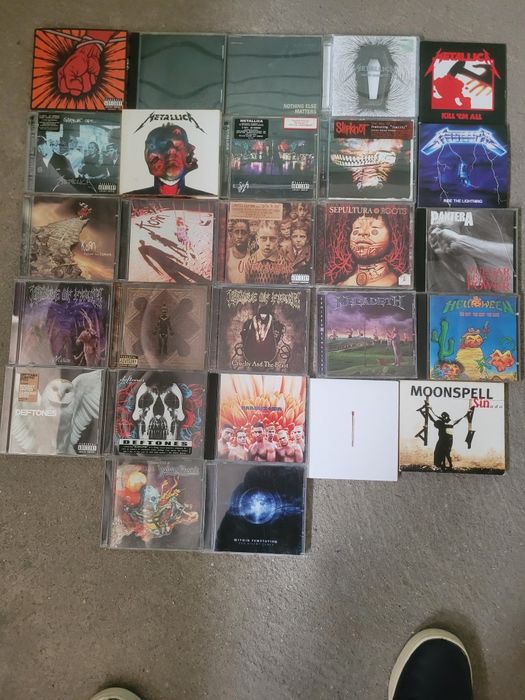 Grande coleção de cds