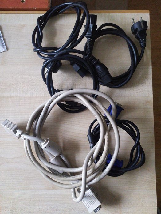 Різні кабелі для монітора, принтера, БФП, ПК і т.д.