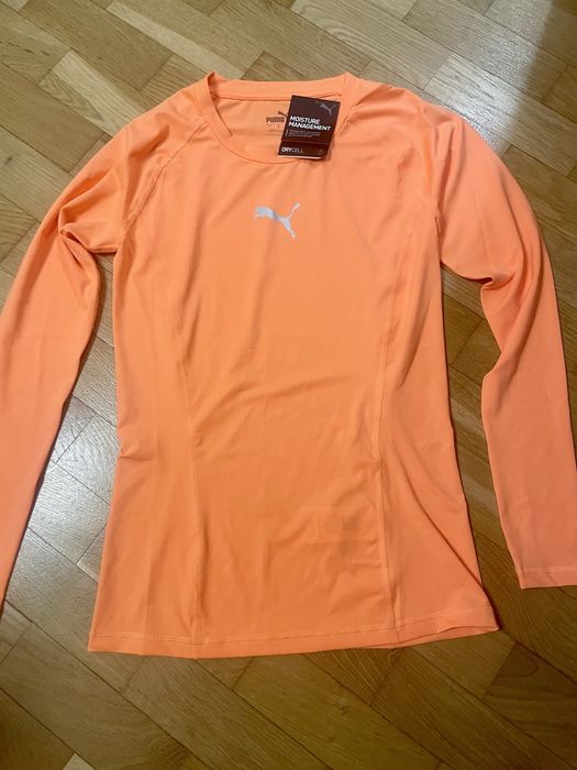 Лонгслів чоловічий Puma Long-Sleeve Orange
