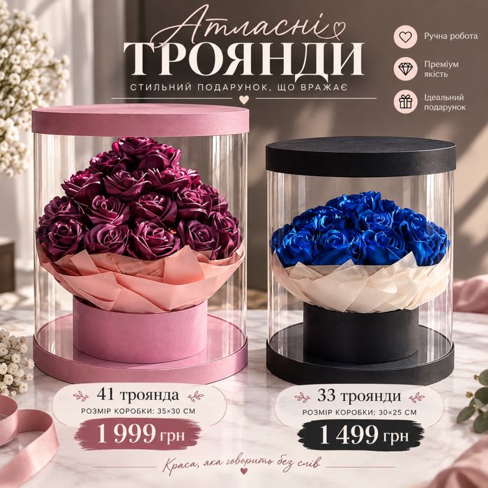 Букети з троянд