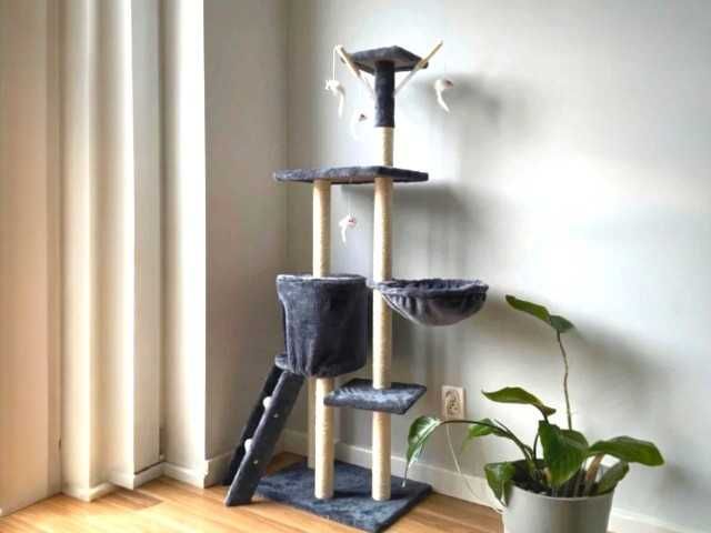 Drapak dla kota 138cm NOWY drzewko domek sizal plusz