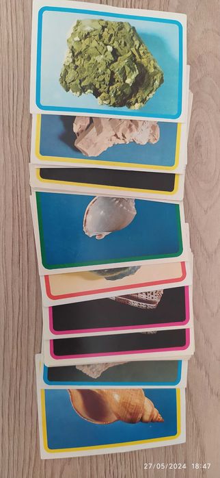 Cromos Francisco Mas "Mineralogia, minerais, fósseis e conchas"