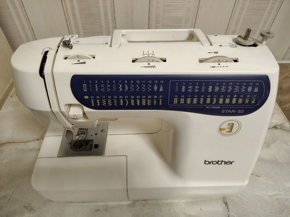 Швейна машинка brother STAR 50 ( чохол жорсткий + педаль )