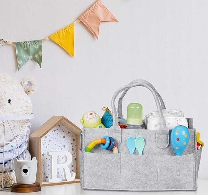 Organizer na pieluszki wielofunkcyjny filcowy