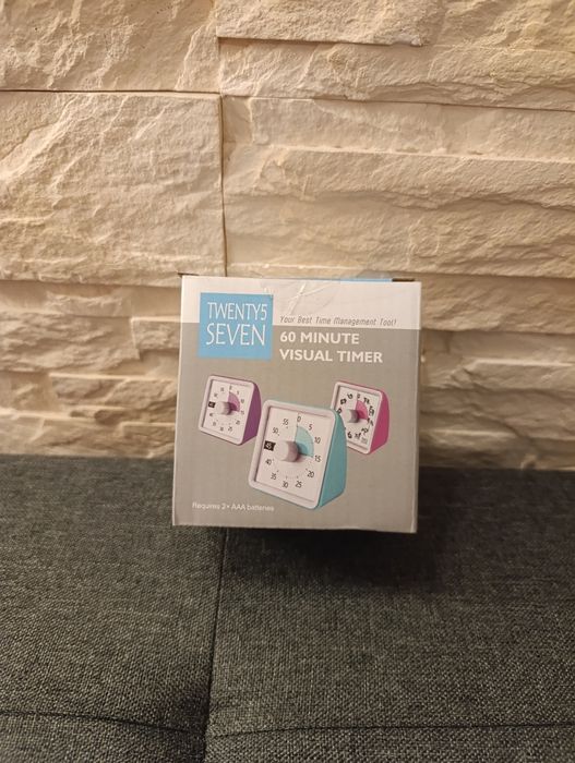 Minutnik elektroniczny kuchenny różowy