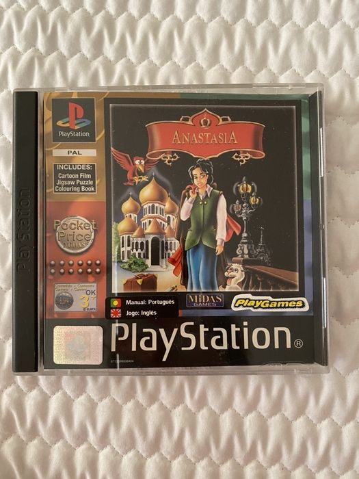 Jogo playstation 1 Anastasia completo a funcionar ps1