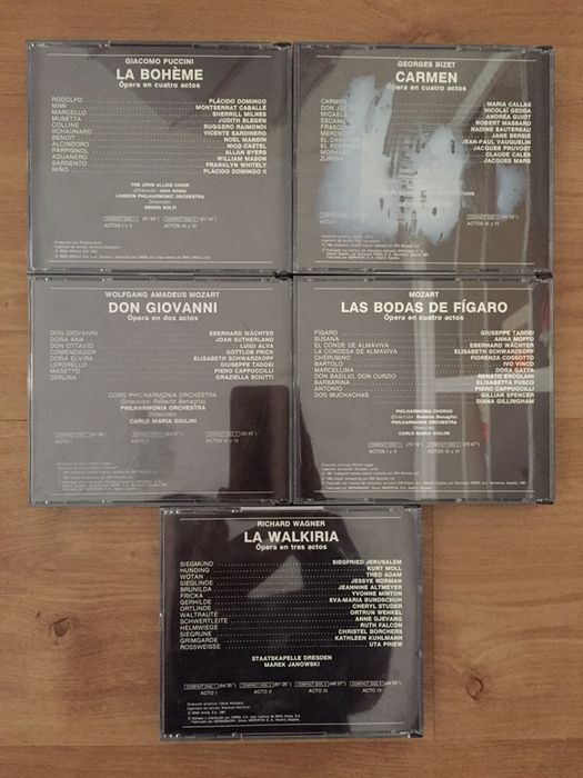 Coleção CDS óperas famosas