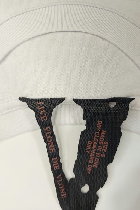 НАЛОЖЕНИЙ, Футболка Vlone Good Intentions, тишка влон белая/черная