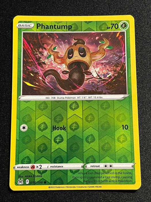 Carta Pokémon Phantump 17/196 Lost Origin