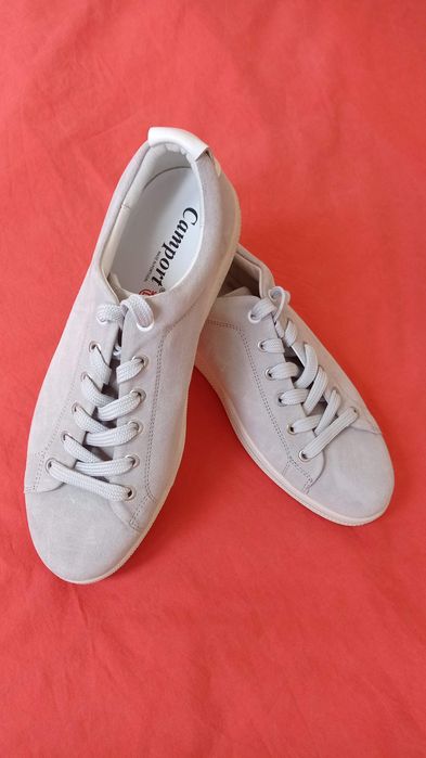 Tenis Camport em camurça cinza N43