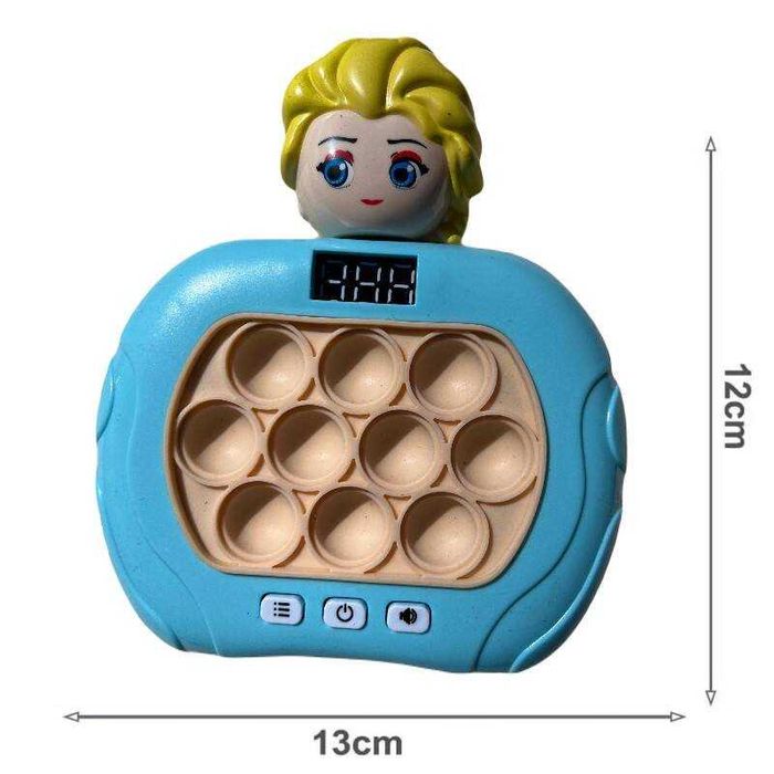 Gra zręcznościowa antystresowa popit Pop it dla dzieci Elsa Kraina Lod