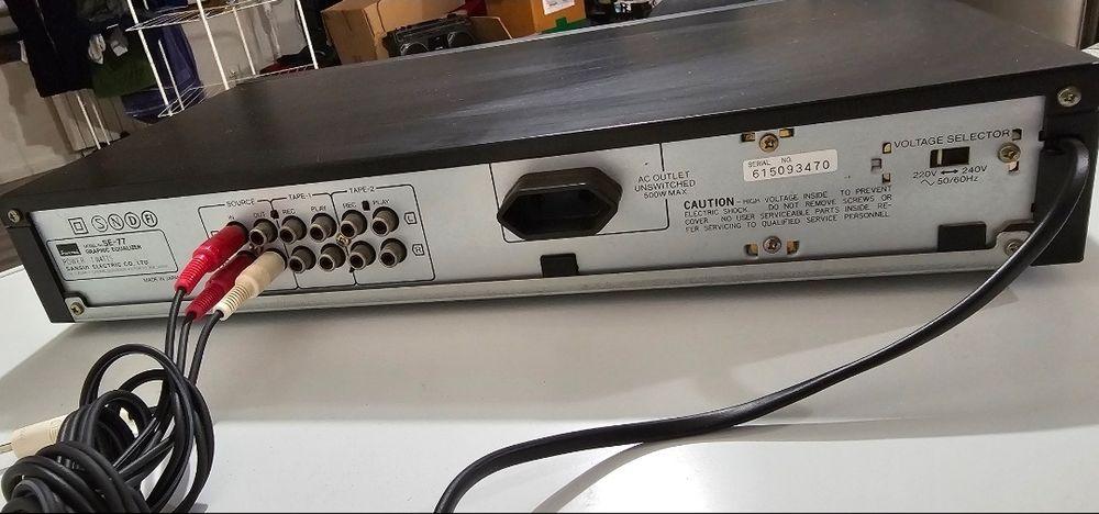 Korektor graficzny  equalizer sansui SE 77