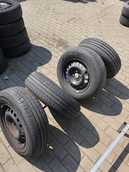 Komplet kół letnich 4x100 Opel Corsa 185 70 R14 88T felgi  5.5 X14 ET39 orginalne!