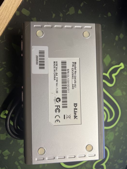KVM D-Link 4 Port KVM Switch. DKVM-4U