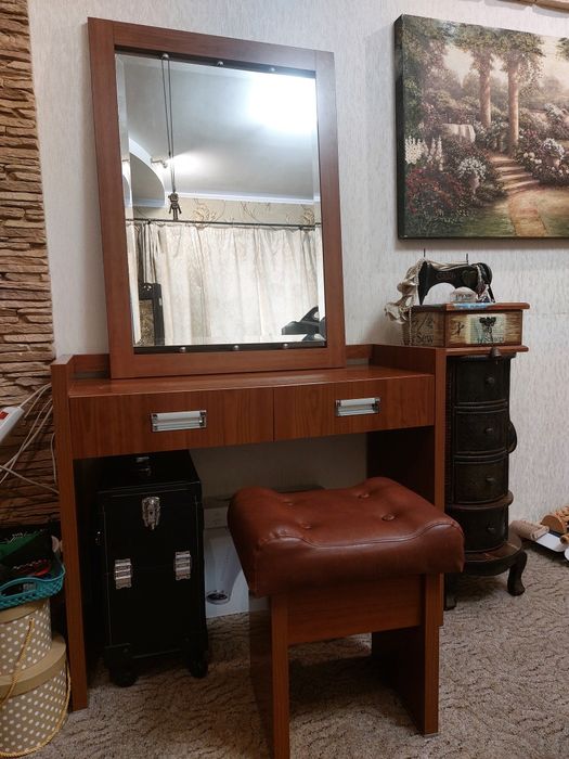 Тумба прикроватная, столик для макияжа MiroMark Белла, 2 шт