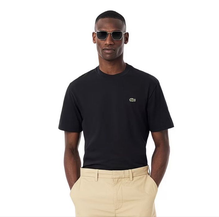 Футболка Lacoste чорний колір в розмірах M, L, XL, 2XL