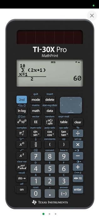 Калькулятор Texas Instruments TI-30X Pro Mathprint
