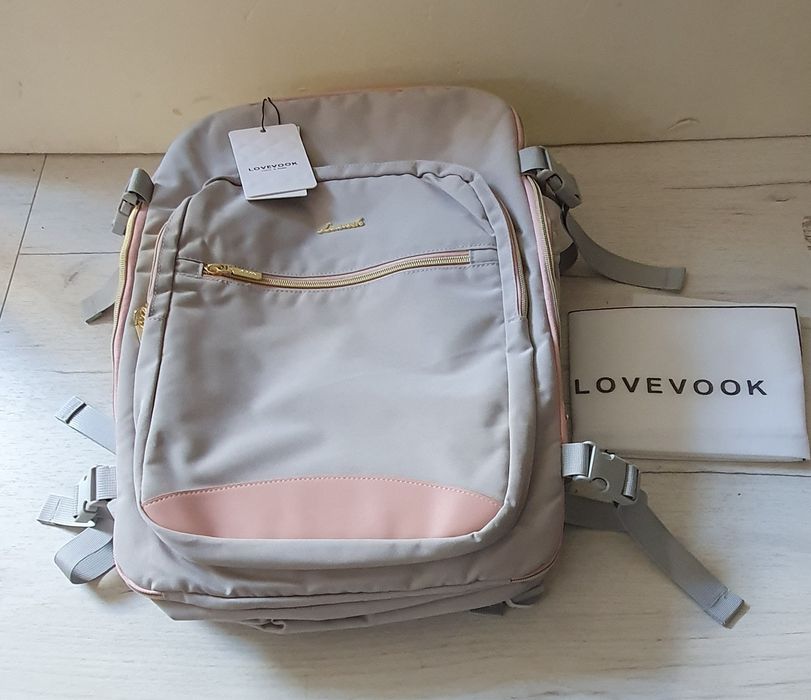 Lovevook duży plecak damski, bagaż podręczny 40L