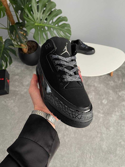 Мужские кроссовки Nike Jordan 3 Retro Black Cat "CT8532-001" 40-45