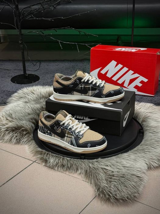 ТОП! Кросівки Кросівки Nike SB Dunk Low x Travis Scott 41 42 43 44 45