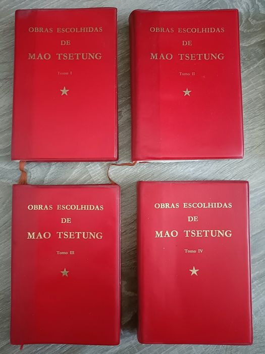 Livro: Obras Escolhidas de Mao Tsetung(Tomos I a IV) e  outras 2 obras