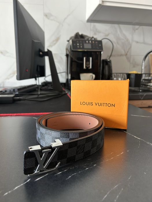 Czarny Pasek Monogram - LV