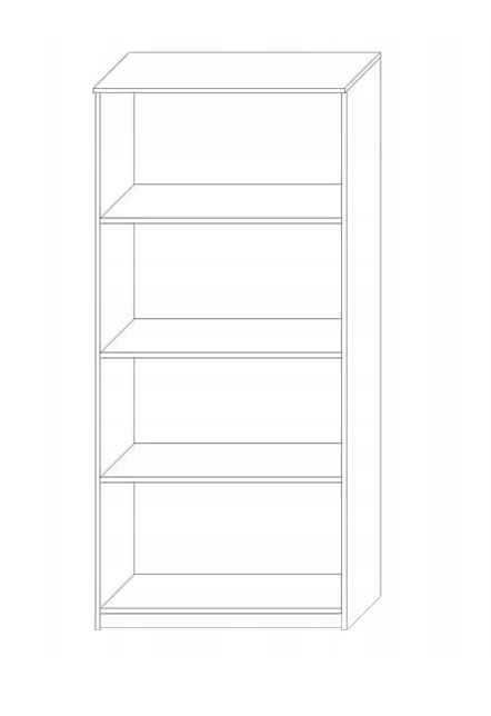 Szafa ubraniowa 3P z półkami 80cm Sonoma Lancelot!