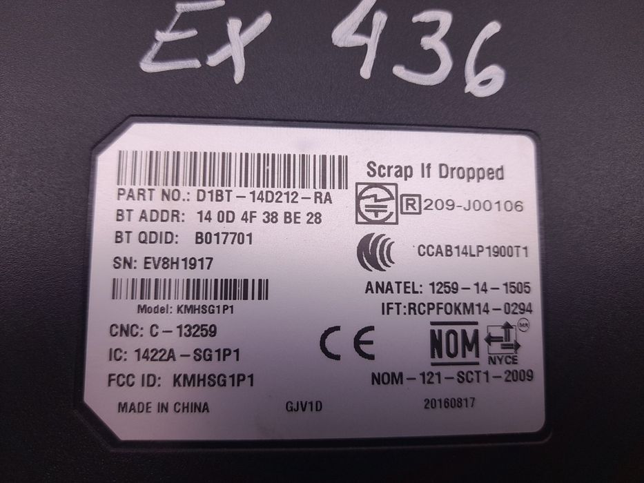 Módulo bluetooth FORD Fiesta VI (CB1, CCN)