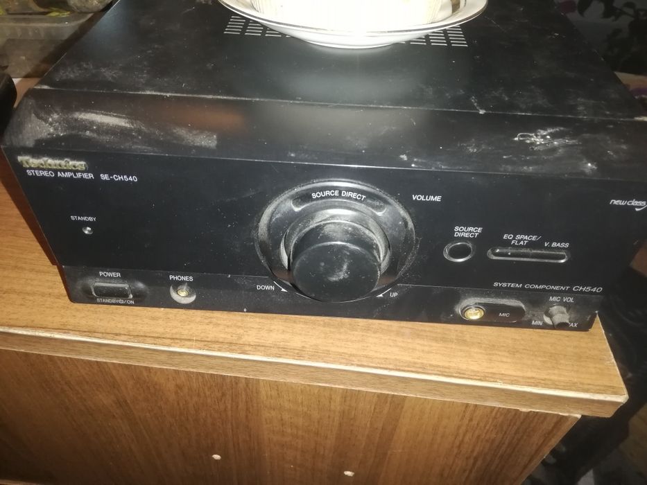 okazja kultowy TECHNICS 120 v at amplituner z e wzmacniaczem
