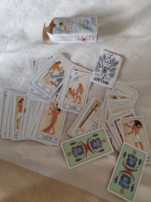baralho de cartas tarot egípcio