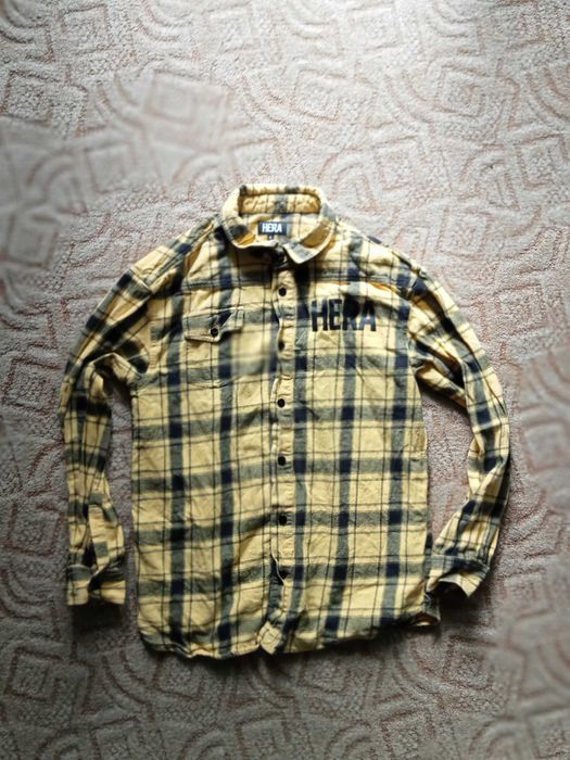 koszula w kratę flanela HERA  S/M