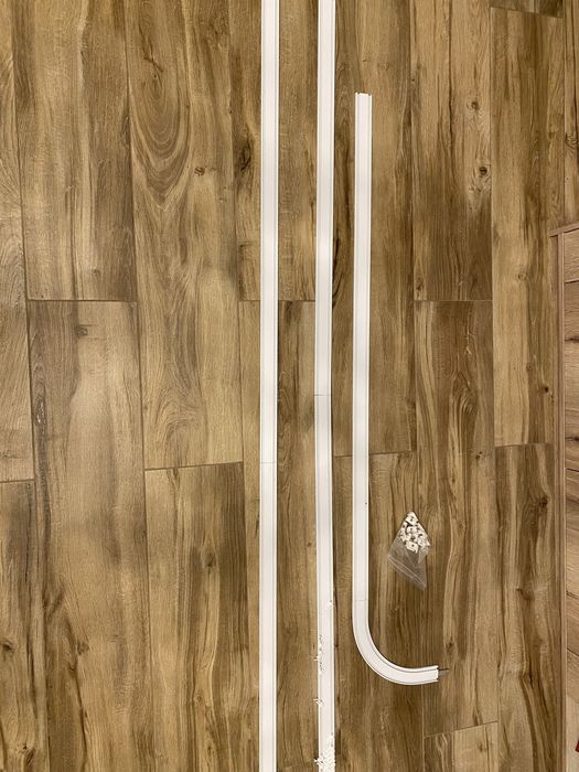 Karnisz podwójna sufitowa szyna sufitowa