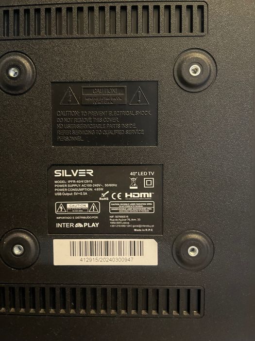 Smart tv Silver 40” polegadas
