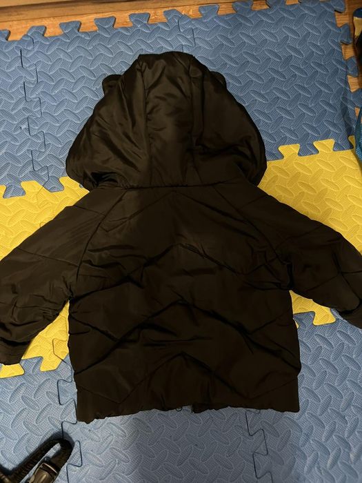 Курточка зимова для хлопчика з комбінезоном на ріст 74-86