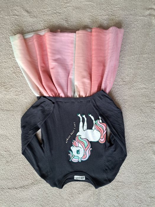 Sukienka z jednorożec H&M 122/128