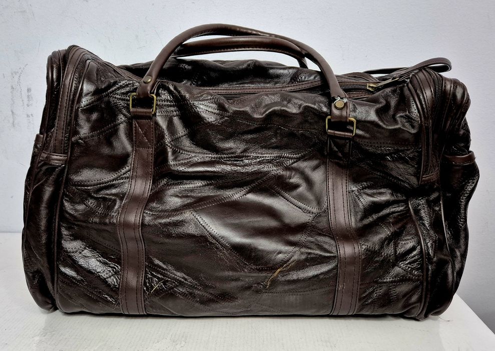 TORBA pojemna  skóra naturalna