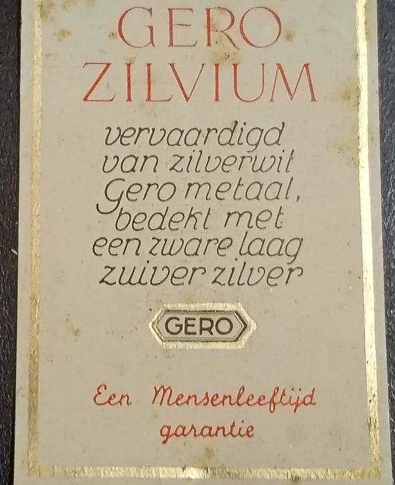 Conjunto Vintage Gero Zilvium