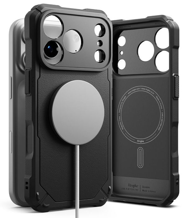 Ringke Rugged Gear Magnetic Magsafe Iphone 17 Pro / 18 Pro Black