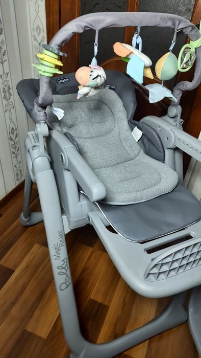 ‼️ІДЕАЛЬНИЙ Chicco Polly magic relax чудовий стан столик дитячий
