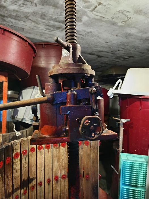 Prensa hidráulica de vinho uvas