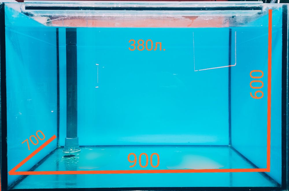 Акваріум 380л. скло 12мм.