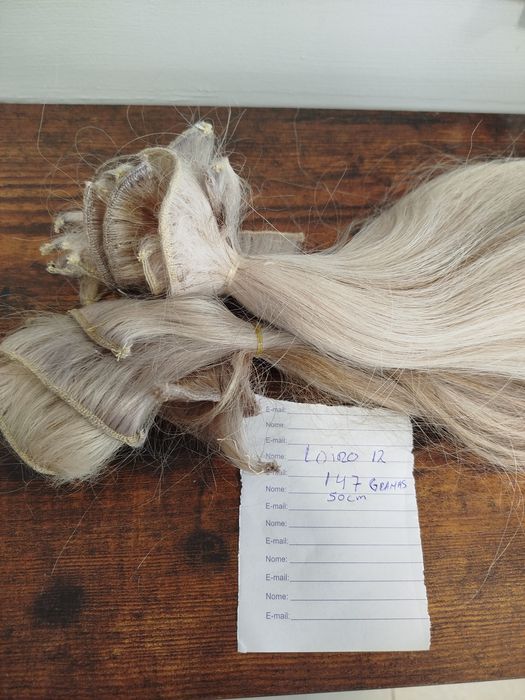 Extensões cabelo 100% humano  185gramas 50 cm