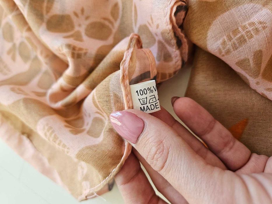 chusta komin szal apaszka czaszki pacyfka gwiazdy wiskoza