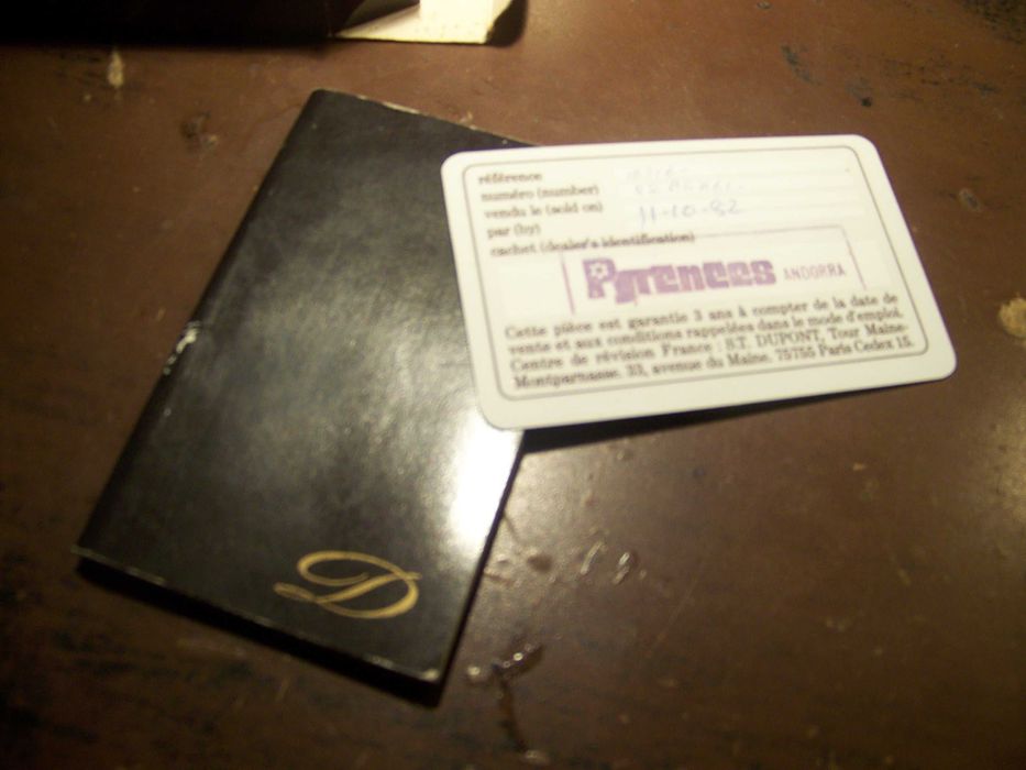 isqueiro dupont em caixa