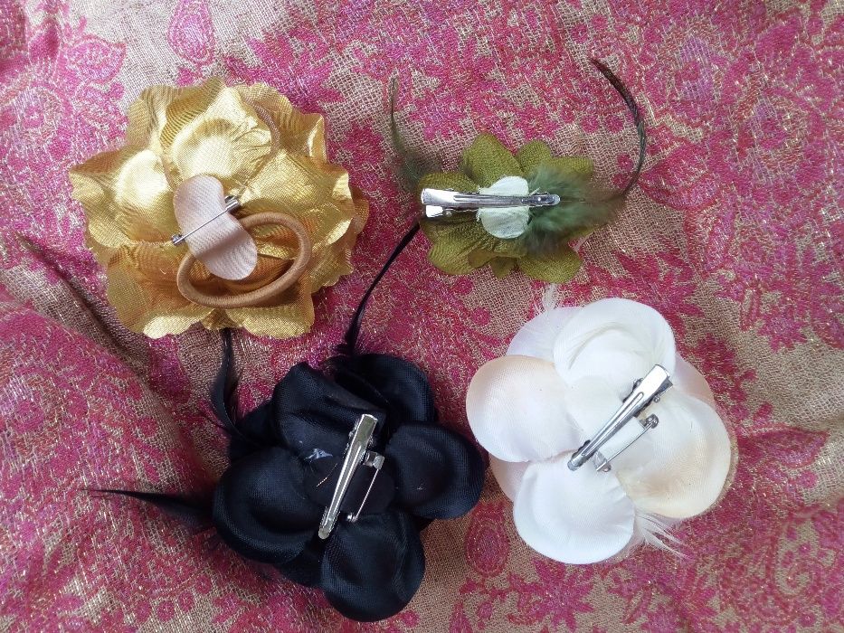 8 zł za wszystko - Spinki do włosów, przypinki, gumki do włosów