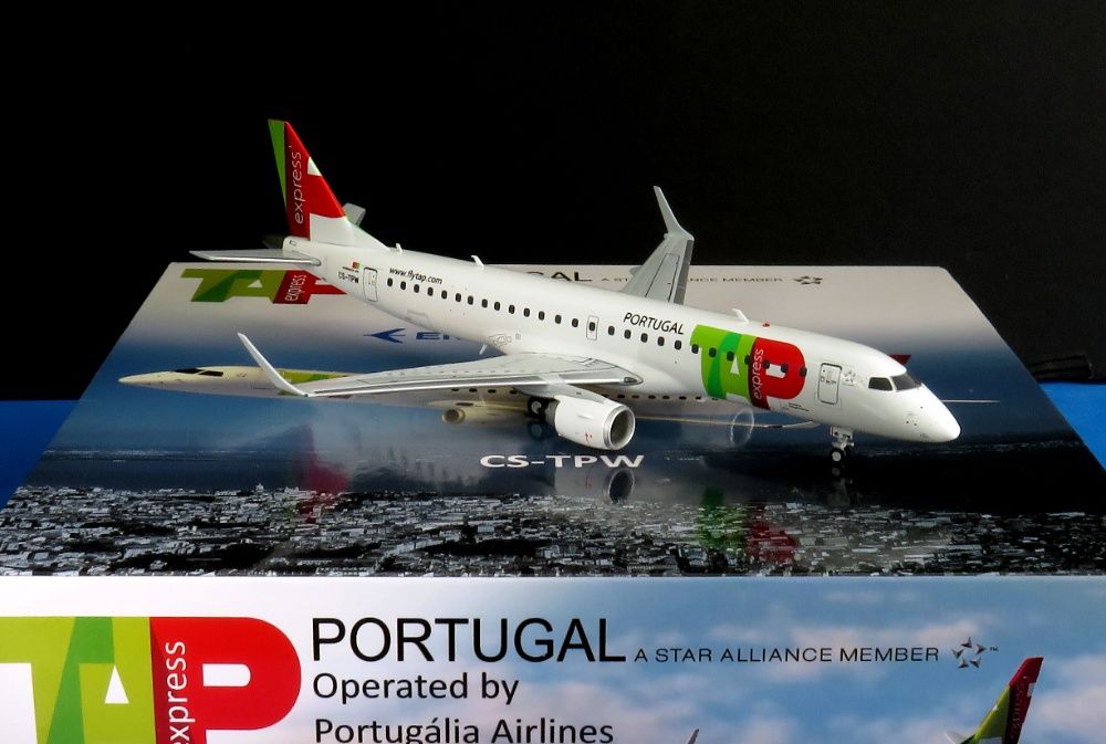 Tap Express EMB-190 escala JC Wings 1/200 super raro Póvoa De Varzim,  Beiriz E Argivai • OLX Portugal