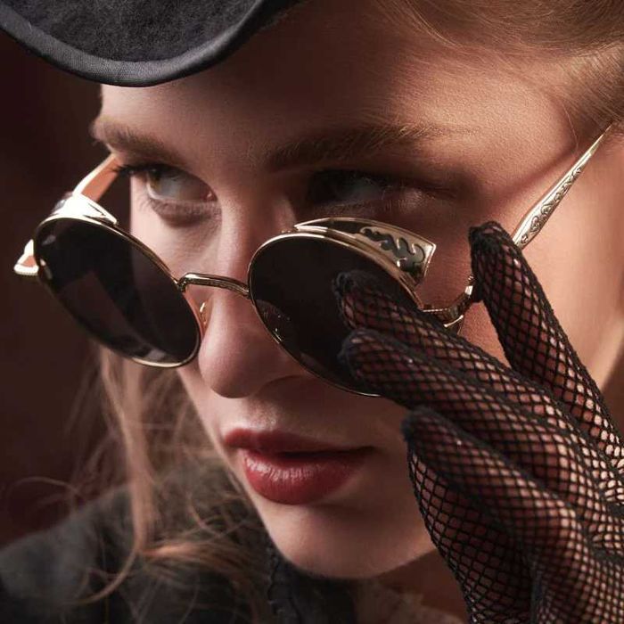 Okulary przeciwsłoneczne lenonki gotyckie steampunk retro - GOTHIC.