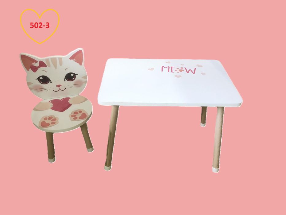 Детский стол и стул.Комлект