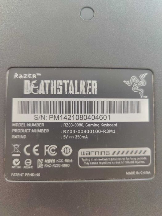 Teclado gaming Razer Deathstalker